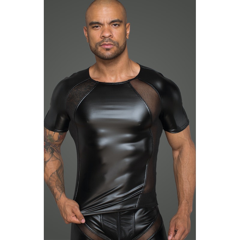 Power Wetlook Men T-shirt With 3D Net - Vibrant Vibes Australia - Quality Sex Toys - Great Prices - Sex Toys Australia