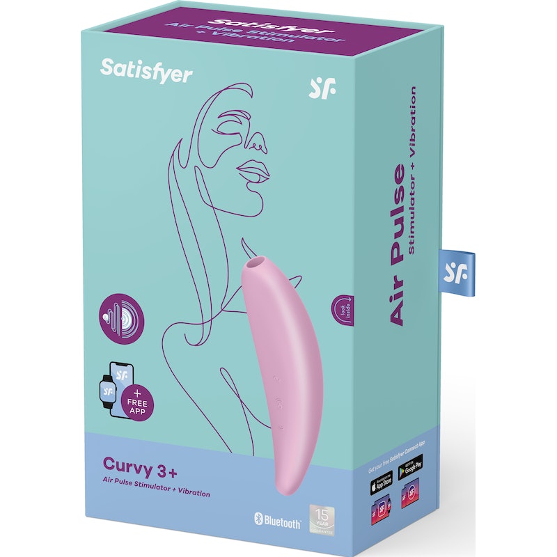 Satisfyer Curvy3+ Pink - Vibrant Vibes Australia - Quality Sex Toys - Great Prices - Sex Toys Australia