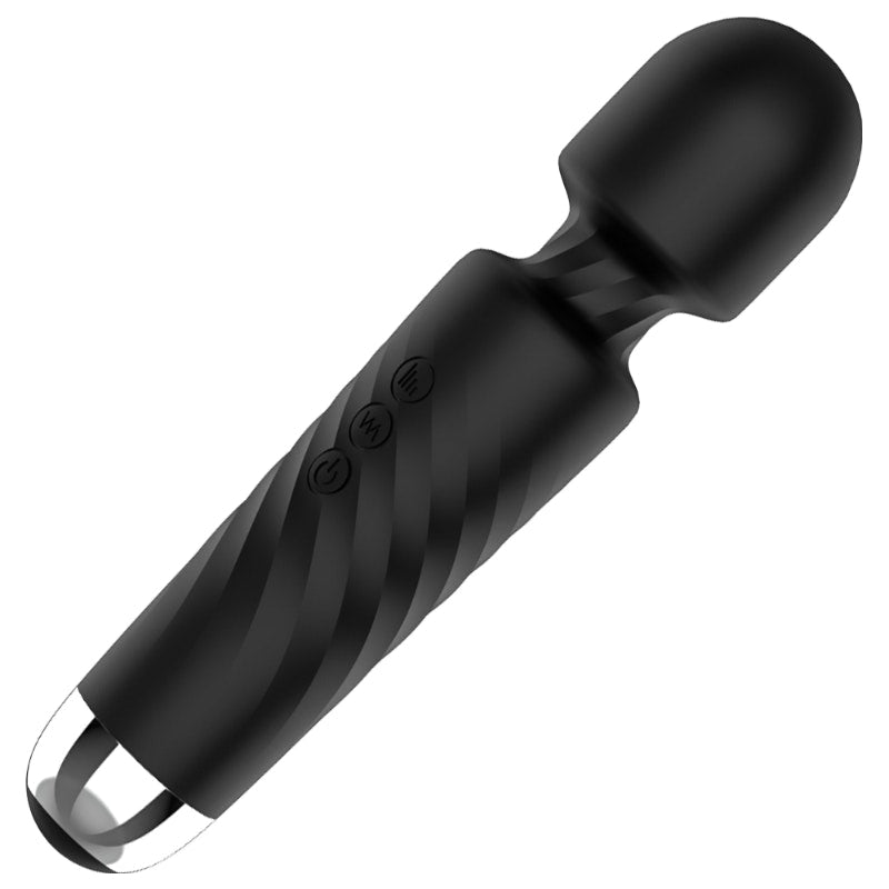 Hero 2 Wand Black - Vibrant Vibes Australia - Quality Sex Toys - Great Prices - Sex Toys Australia