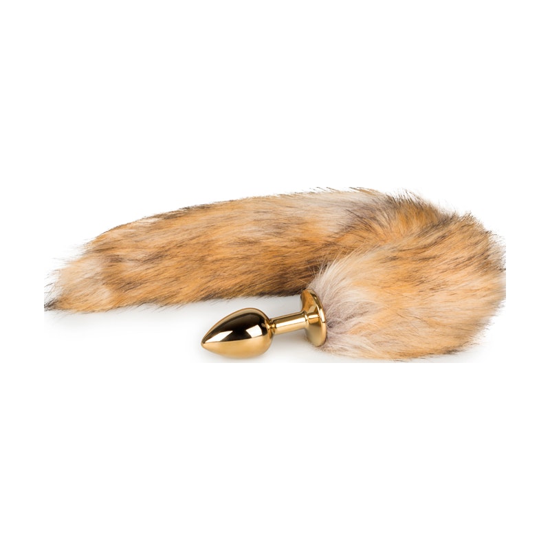 Fox Tail No. 1 - Gold Plug - Vibrant Vibes Australia - Quality Sex Toys - Great Prices - Sex Toys Australia