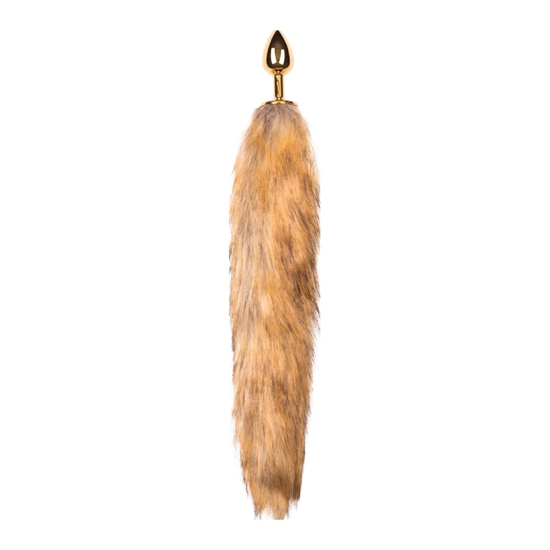 Fox Tail No. 1 - Gold Plug - Vibrant Vibes Australia - Quality Sex Toys - Great Prices - Sex Toys Australia