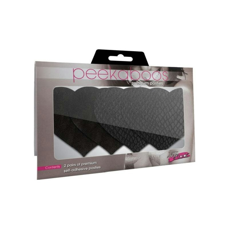 Classic Black Hearts Pasties - Vibrant Vibes Australia - Quality Sex Toys - Great Prices - Sex Toys Australia