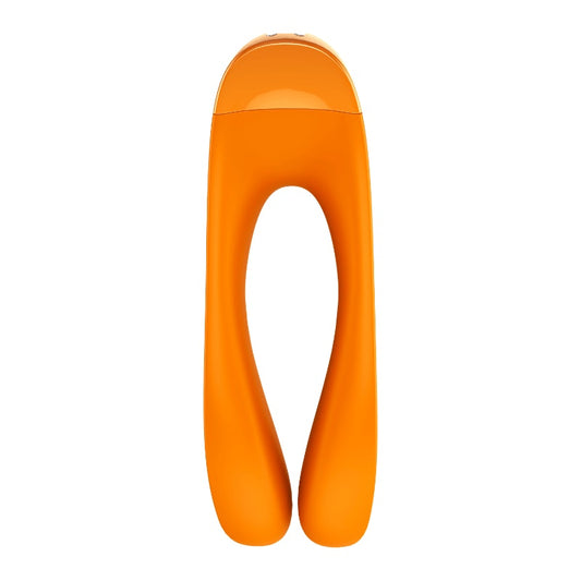 Satisfyer Candy Cane Finger Vibe Orange - Vibrant Vibes Australia - Quality Sex Toys - Great Prices - Sex Toys Australia