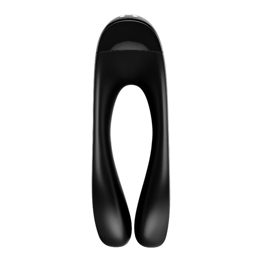 Satisfyer Candy Cane Finger Vibe Black - Vibrant Vibes Australia - Quality Sex Toys - Great Prices - Sex Toys Australia