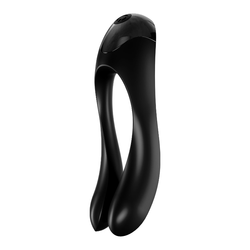 Satisfyer Candy Cane Finger Vibe Black - Vibrant Vibes Australia - Quality Sex Toys - Great Prices - Sex Toys Australia