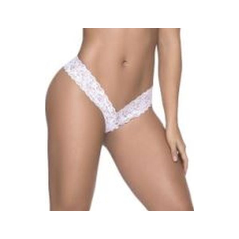 Sexy Lace Thong White - Vibrant Vibes Australia - Quality Sex Toys - Great Prices - Sex Toys Australia