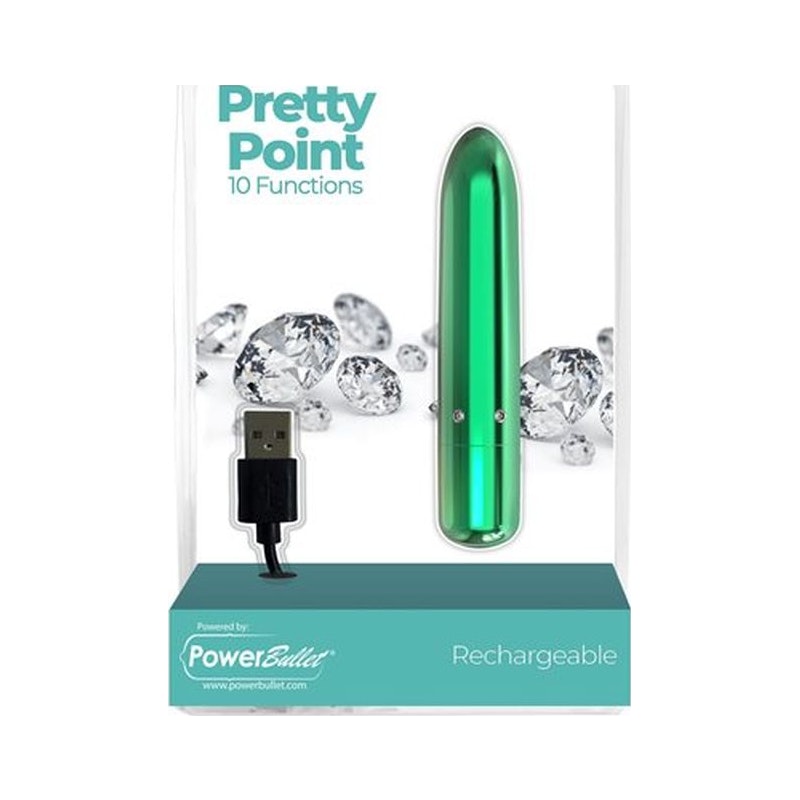 Pretty Point 4in Power Bullet Teal - Vibrant Vibes Australia - Quality Sex Toys - Great Prices - Sex Toys Australia