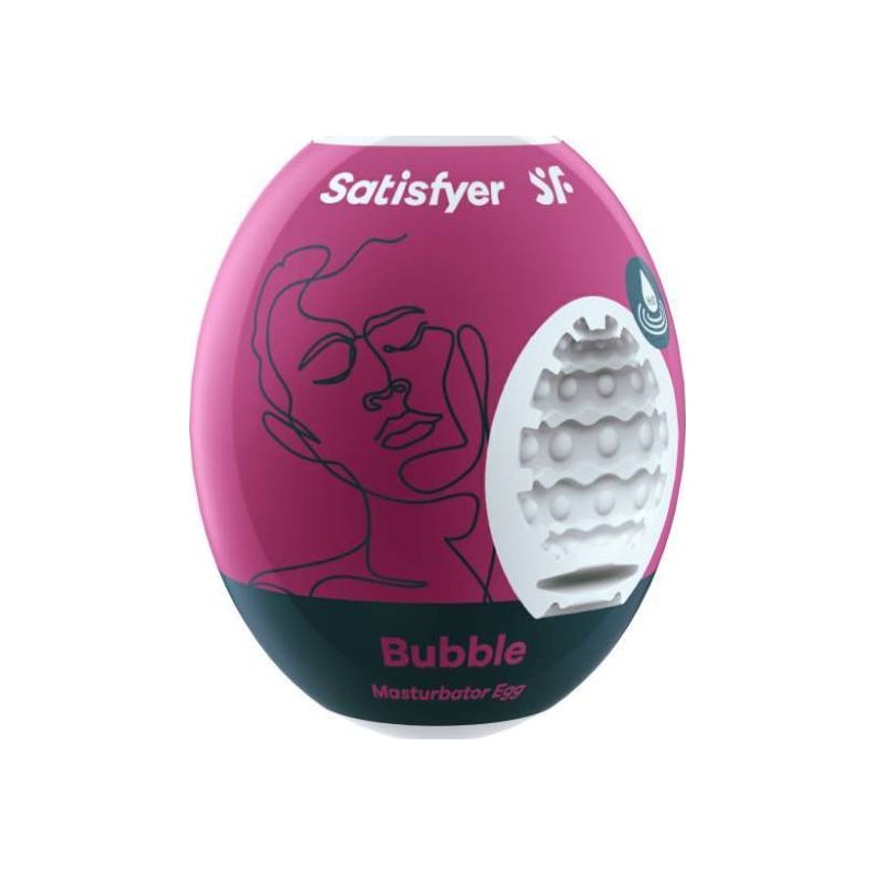 Satisfyer Masturbator Egg Bubble - Vibrant Vibes Australia - Quality Sex Toys - Great Prices - Sex Toys Australia