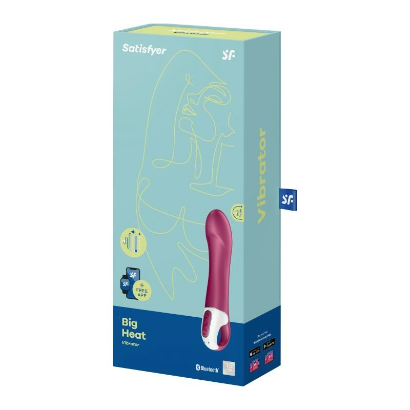 Satisfyer Big Heat Warming G-Spot Vibrator - Vibrant Vibes Australia - Quality Sex Toys - Great Prices - Sex Toys Australia