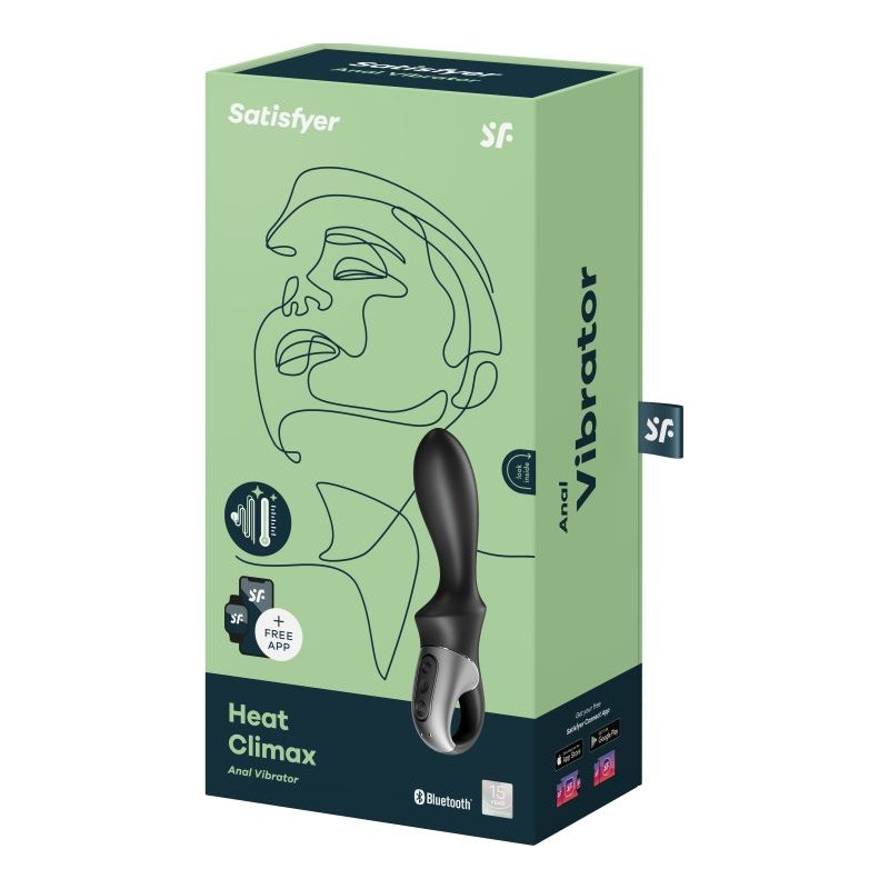 Satisfyer Heat Climax Connect App Warming Anal Vibrator
