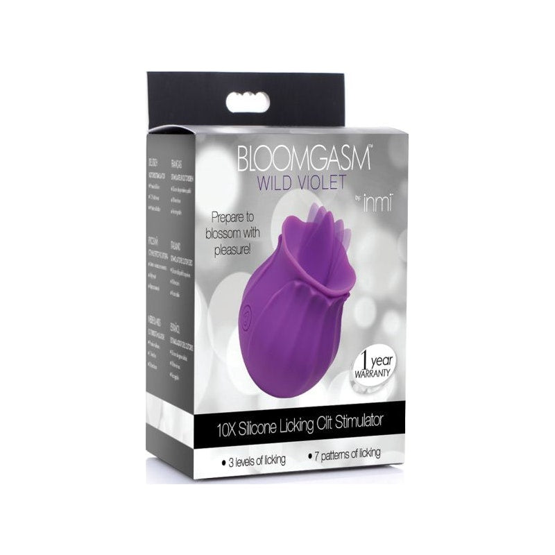 Bloomgasm Wild Violet 10X Licking - Vibrant Vibes Australia - Quality Sex Toys - Great Prices - Sex Toys Australia