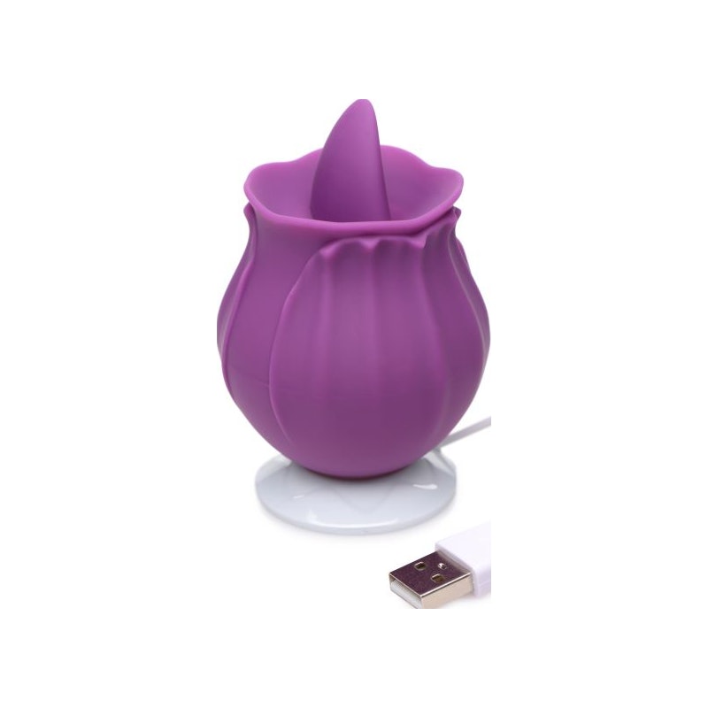 Bloomgasm Wild Violet 10X Licking - Vibrant Vibes Australia - Quality Sex Toys - Great Prices - Sex Toys Australia