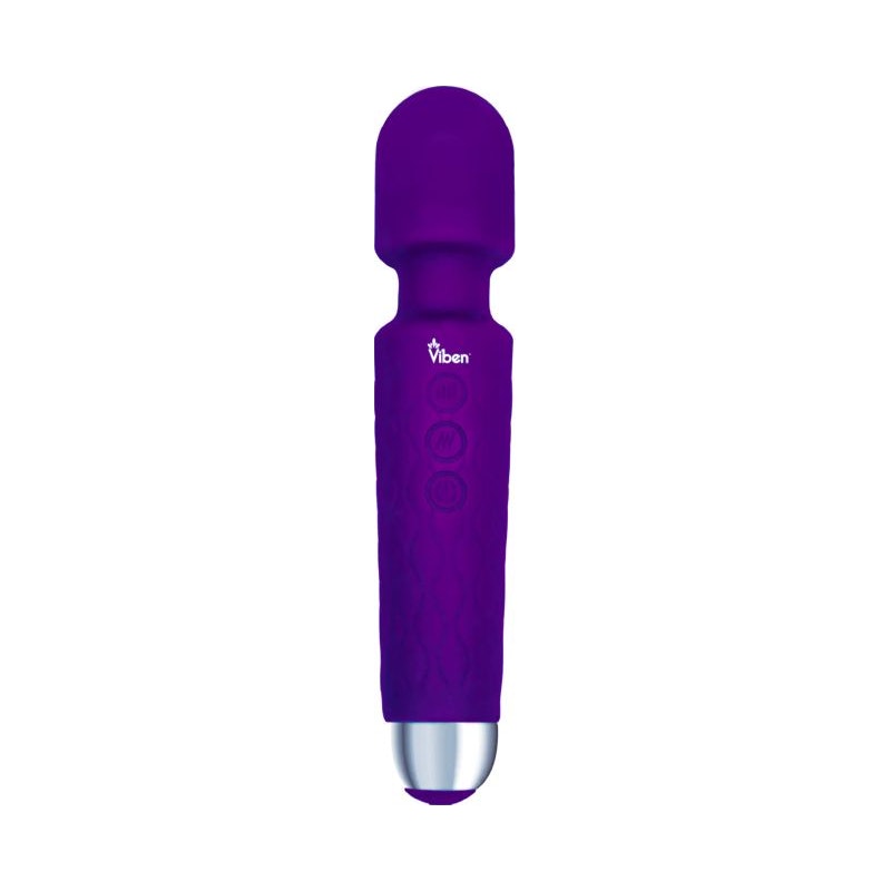 Viben Tempest Travel Wand Massager Violet - Vibrant Vibes Australia - Quality Sex Toys - Great Prices - Sex Toys Australia