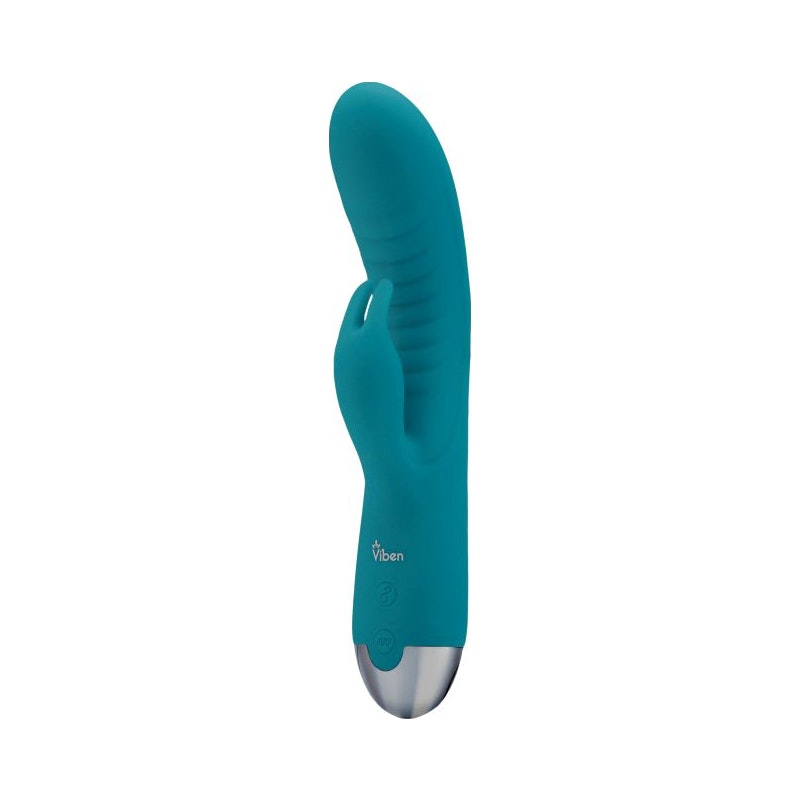 Viben Alluring Come Hither Rabbit Vibe Ocean - Vibrant Vibes Australia - Quality Sex Toys - Great Prices - Sex Toys Australia