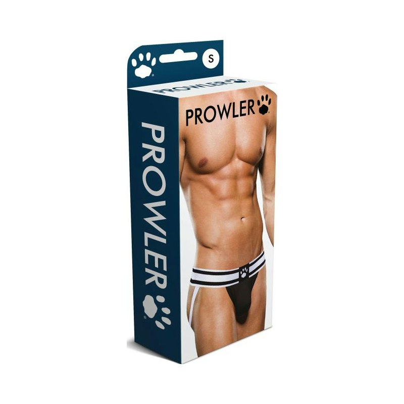 Prowler Jock Black/White - Vibrant Vibes Australia - Quality Sex Toys - Great Prices - Sex Toys Australia