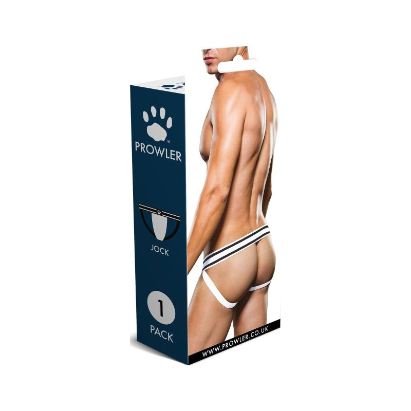 Prowler Jock Black/White - Vibrant Vibes Australia - Quality Sex Toys - Great Prices - Sex Toys Australia