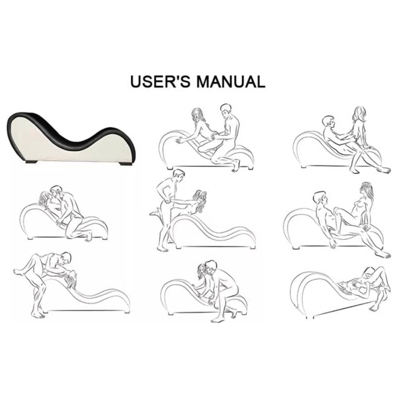 Kama Sutra Chaise Love Lounge White - Vibrant Vibes Australia - Quality Sex Toys - Great Prices - Sex Toys Australia