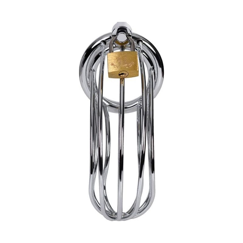 Silver Metal Birdcage Cock Cage - Vibrant Vibes Australia - Quality Sex Toys - Great Prices - Sex Toys Australia