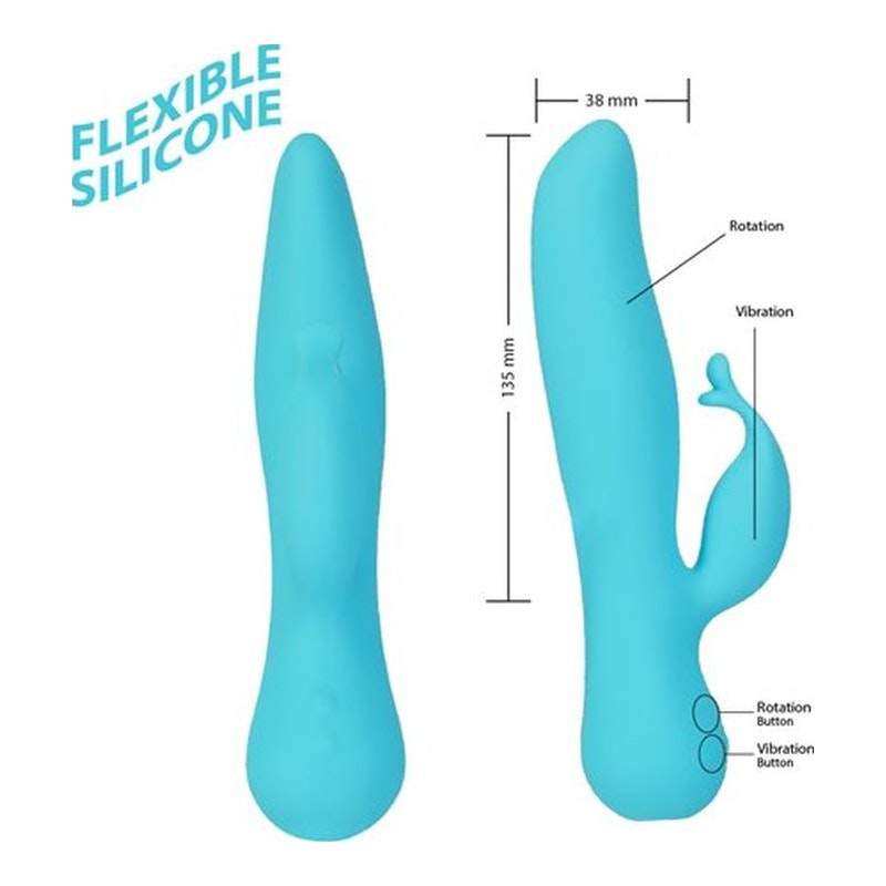 Kissing Swan Rabbit Vibrator - Vibrant Vibes Australia - Quality Sex Toys - Great Prices - Sex Toys Australia