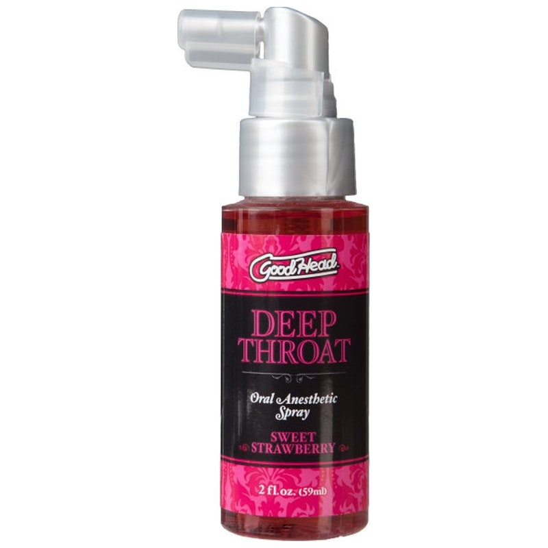 GoodHead Deep Throat Spray Strawberry 59ml - Vibrant Vibes Australia - Quality Sex Toys - Great Prices - Sex Toys Australia