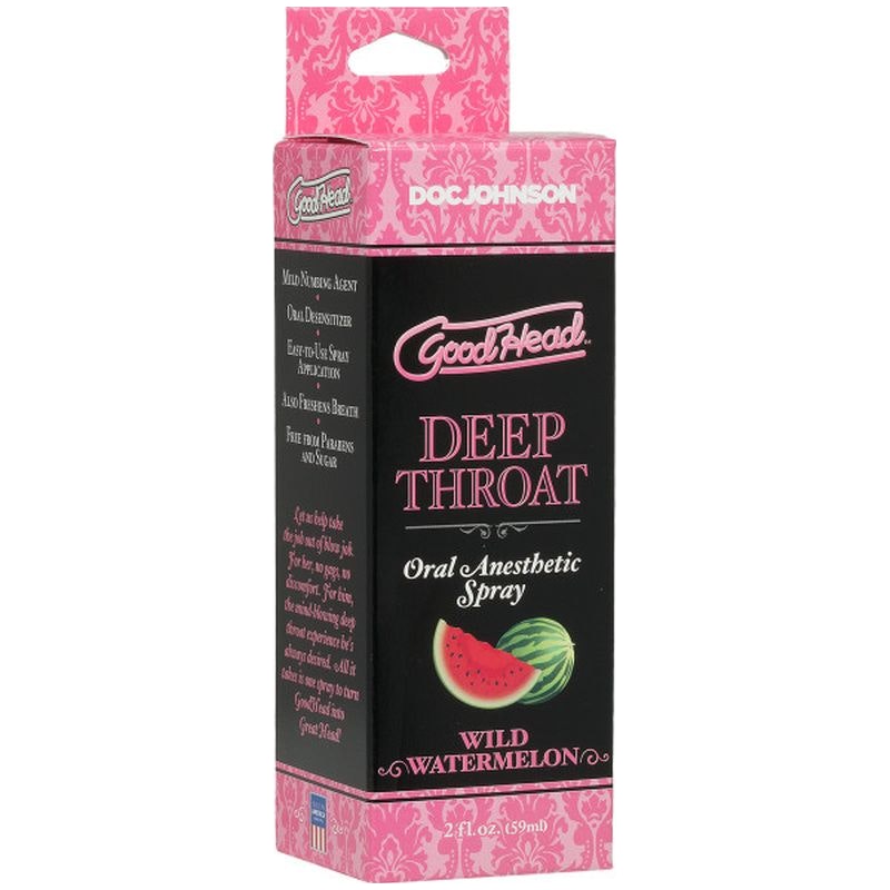 GoodHead Deep Throat Spray Wild Watermelon 59ml - Vibrant Vibes Australia - Quality Sex Toys - Great Prices - Sex Toys Australia