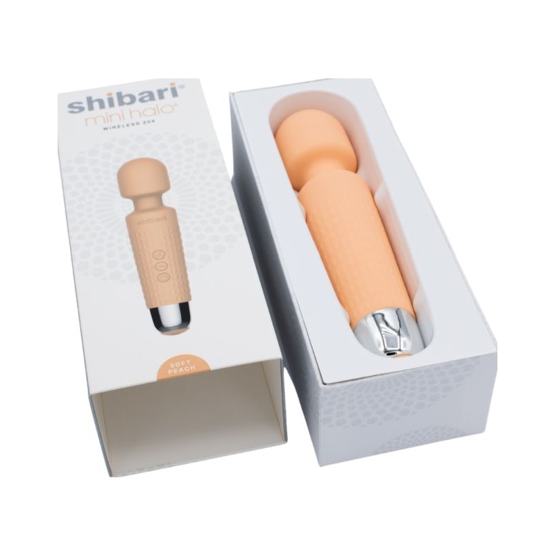 Shibari Mini Halo Wireless 20X Peach - Vibrant Vibes Australia - Quality Sex Toys - Great Prices - Sex Toys Australia