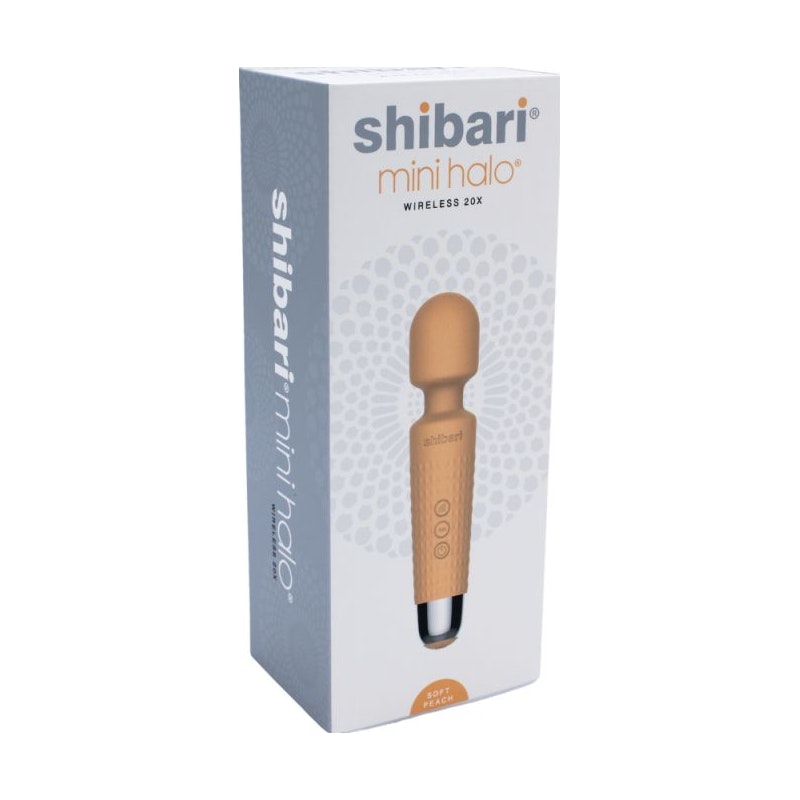 Shibari Mini Halo Wireless 20X Peach - Vibrant Vibes Australia - Quality Sex Toys - Great Prices - Sex Toys Australia