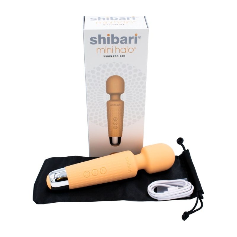 Shibari Mini Halo Wireless 20X Peach - Vibrant Vibes Australia - Quality Sex Toys - Great Prices - Sex Toys Australia