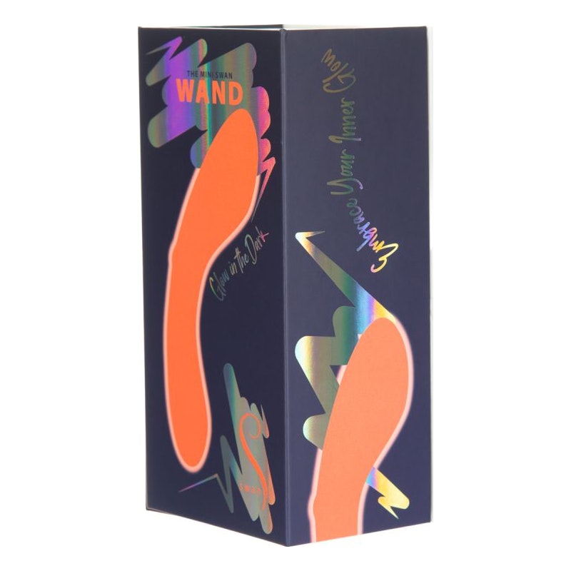 The Mini Swan Wand Glow Orange - Vibrant Vibes Australia - Quality Sex Toys - Great Prices - Sex Toys Australia