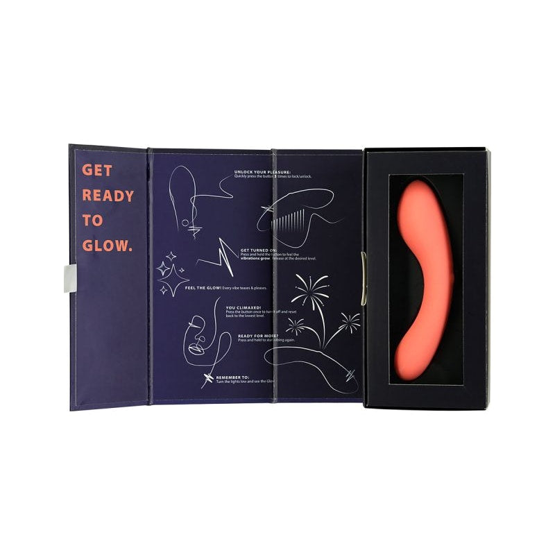 The Mini Swan Wand Glow Orange - Vibrant Vibes Australia - Quality Sex Toys - Great Prices - Sex Toys Australia