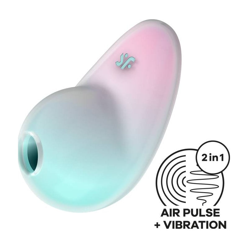 Satisfyer Pixie Dust Mint/Pink - Vibrant Vibes Australia - Quality Sex Toys - Great Prices - Sex Toys Australia