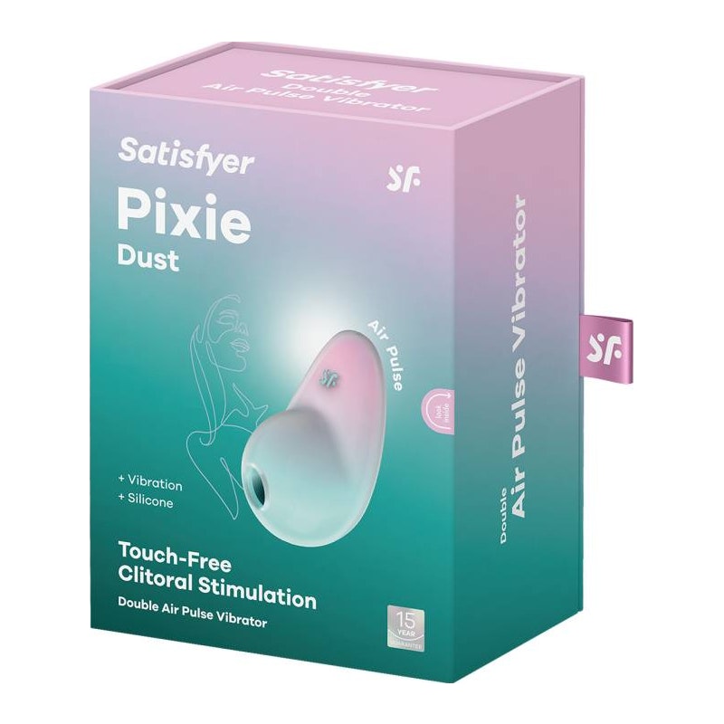 Satisfyer Pixie Dust Mint/Pink - Vibrant Vibes Australia - Quality Sex Toys - Great Prices - Sex Toys Australia