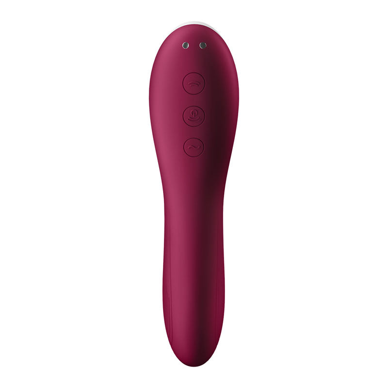 Satisfyer Dual Crush Insertable Double Air Pulse Vibrator - Vibrant Vibes Australia - Quality Sex Toys - Great Prices - Sex Toys Australia