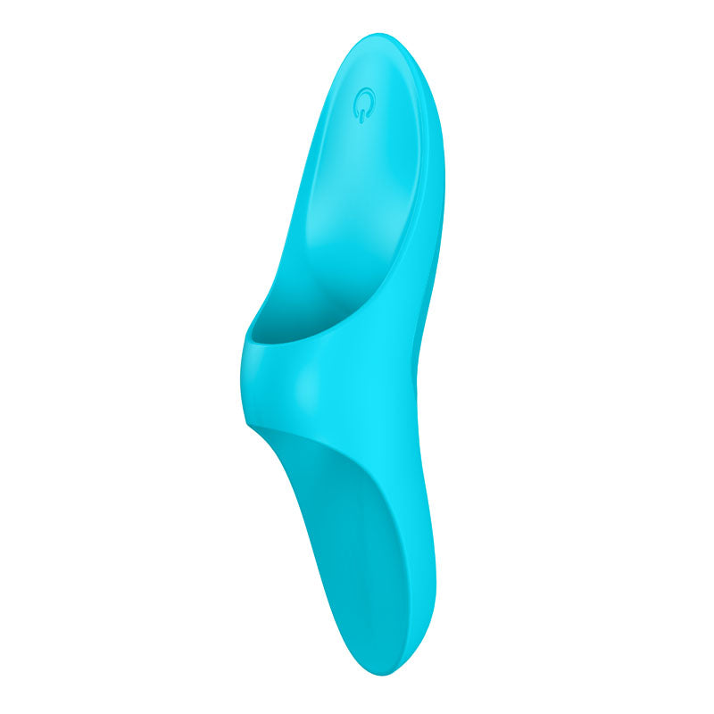 Satisfyer Teaser Finger Vibe Blue - Vibrant Vibes Australia - Quality Sex Toys - Great Prices - Sex Toys Australia