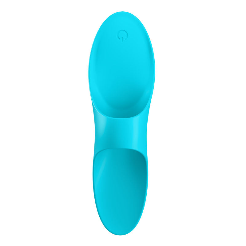 Satisfyer Teaser Finger Vibe Blue - Vibrant Vibes Australia - Quality Sex Toys - Great Prices - Sex Toys Australia