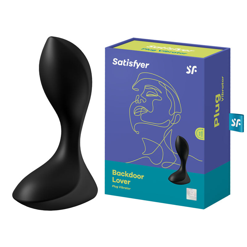 Satisfyer Backdoor Lover Black - Vibrant Vibes Australia - Quality Sex Toys - Great Prices - Sex Toys Australia