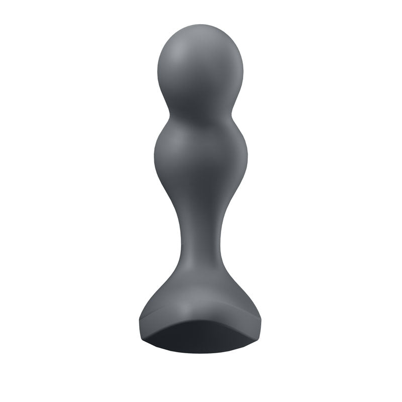 Satisfyer Deep Diver Vibrating Connect App Anal Plug Grey - Vibrant Vibes Australia - Quality Sex Toys - Great Prices - Sex Toys Australia