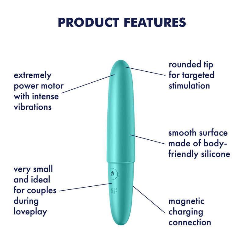 Satisfyer Ultra Power Bullet 6 - Vibrant Vibes Australia - Quality Sex Toys - Great Prices - Sex Toys Australia