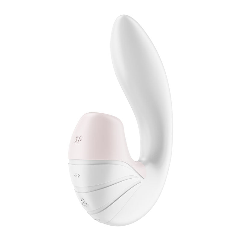 Satisfyer Supernova G-Spot Clit Suction Vibrator White - Vibrant Vibes Australia - Quality Sex Toys - Great Prices - Sex Toys Australia