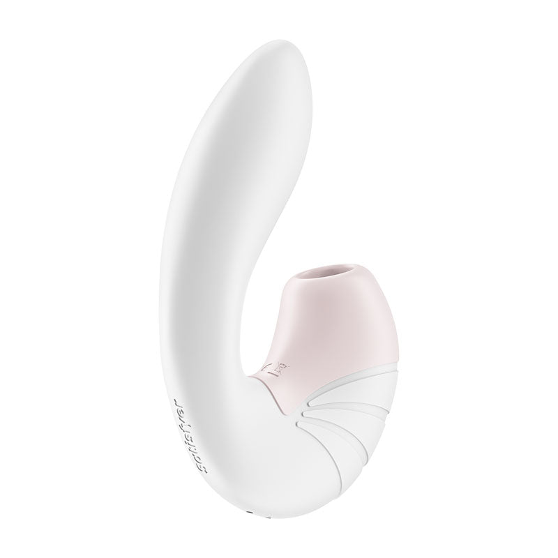 Satisfyer Supernova G-Spot Clit Suction Vibrator White - Vibrant Vibes Australia - Quality Sex Toys - Great Prices - Sex Toys Australia