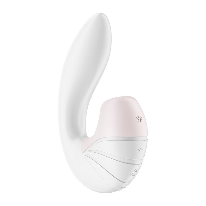 Satisfyer Supernova G-Spot Clit Suction Vibrator White - Vibrant Vibes Australia - Quality Sex Toys - Great Prices - Sex Toys Australia