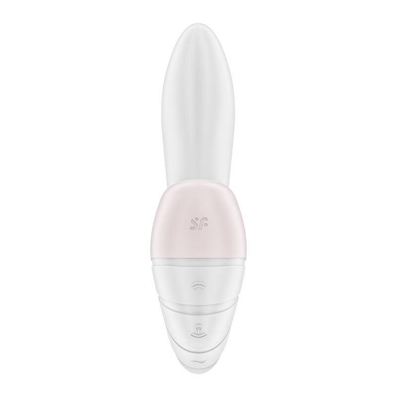 Satisfyer Supernova G-Spot Clit Suction Vibrator White - Vibrant Vibes Australia - Quality Sex Toys - Great Prices - Sex Toys Australia