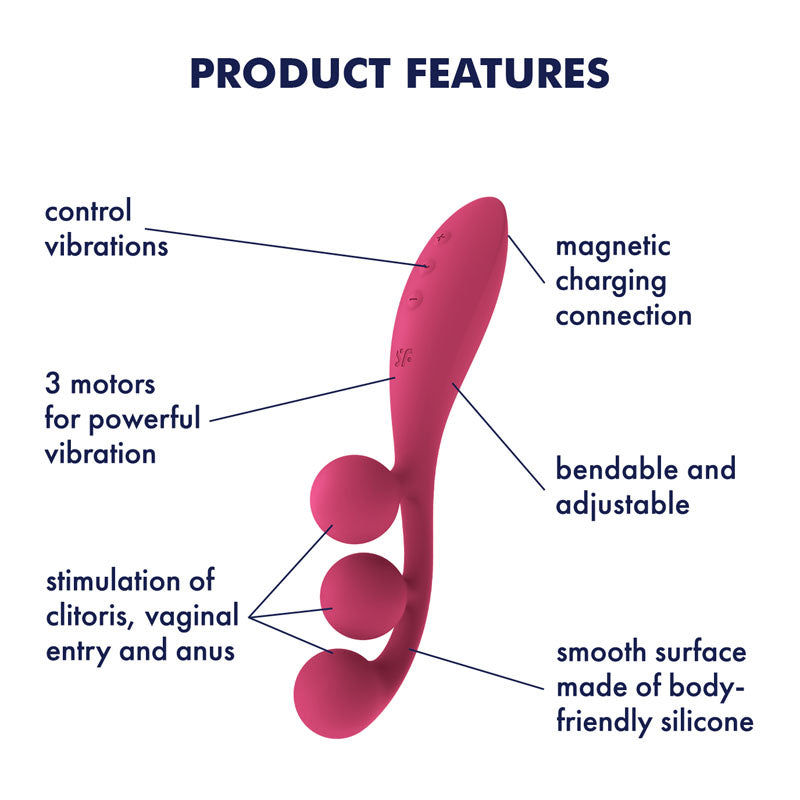 Satisfyer Tri Ball 1 - Vibrant Vibes Australia - Quality Sex Toys - Great Prices - Sex Toys Australia