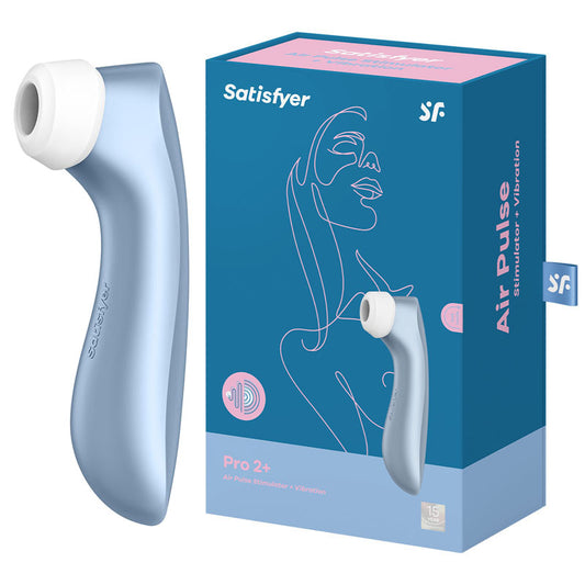 Satisfyer Pro 2+ G2 Clitoral Stimulator Blue - Vibrant Vibes Australia - Quality Sex Toys - Great Prices - Sex Toys Australia