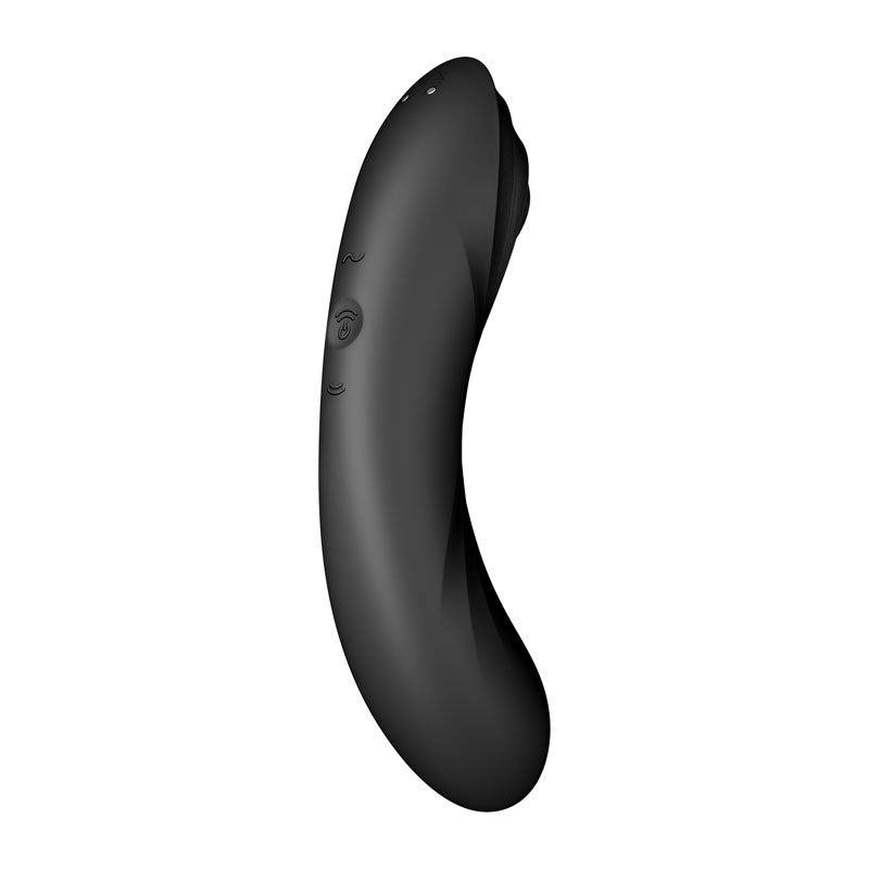 Satisfyer Curvy Trinity 4 Insertable Air Pulse Vibrator Black - Vibrant Vibes Australia - Quality Sex Toys - Great Prices - Sex Toys Australia