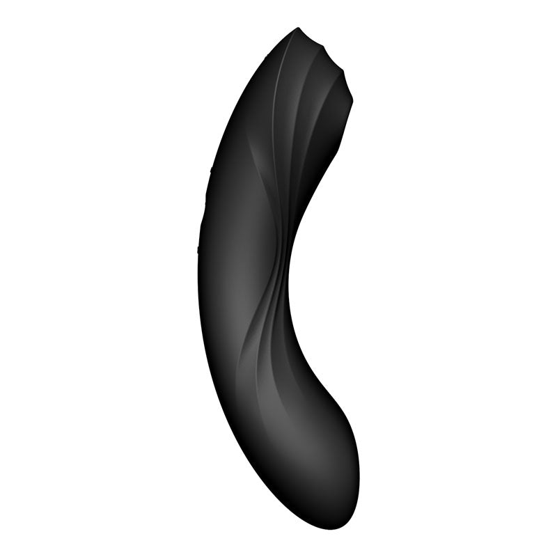 Satisfyer Curvy Trinity 4 Insertable Air Pulse Vibrator Black - Vibrant Vibes Australia - Quality Sex Toys - Great Prices - Sex Toys Australia