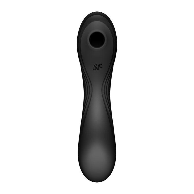 Satisfyer Curvy Trinity 4 Insertable Air Pulse Vibrator Black - Vibrant Vibes Australia - Quality Sex Toys - Great Prices - Sex Toys Australia