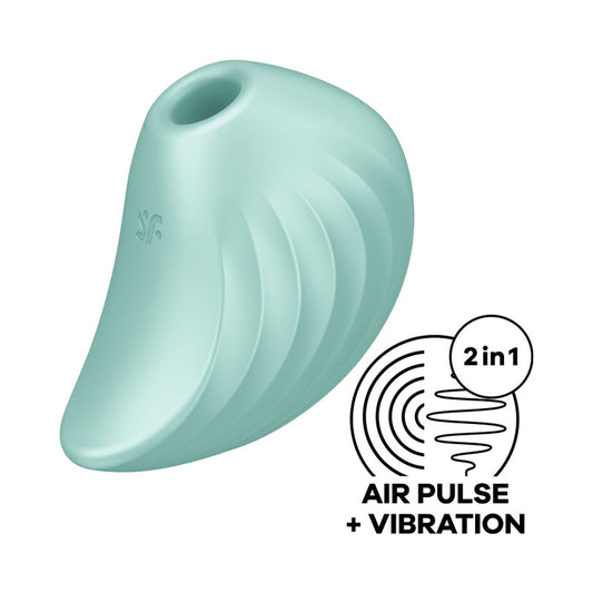 Satisfyer Pearl Diver Air Pulse Simulator Mint - Vibrant Vibes Australia - Quality Sex Toys - Great Prices - Sex Toys Australia