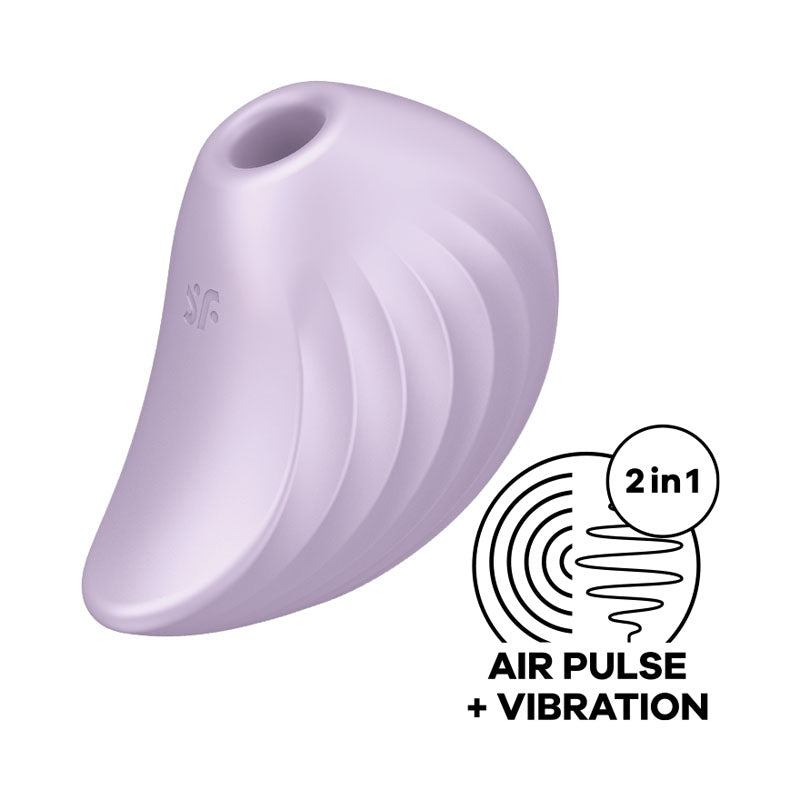 Satisfyer Pearl Diver Air Pulse Simulator Violet - Vibrant Vibes Australia - Quality Sex Toys - Great Prices - Sex Toys Australia