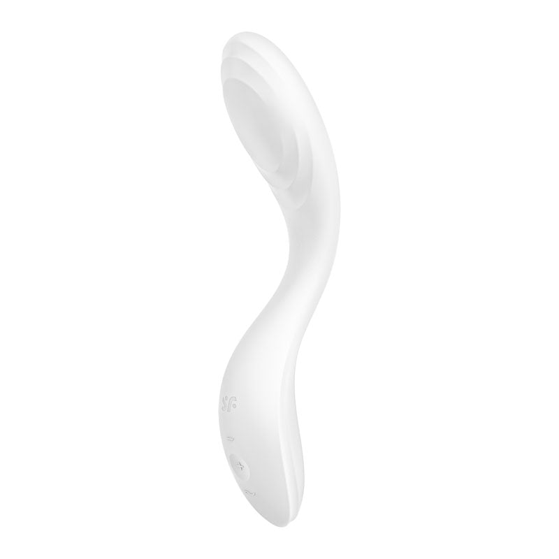 Satisfyer Rrrolling Pleasure G-Spot Vibrator White - Vibrant Vibes Australia - Quality Sex Toys - Great Prices - Sex Toys Australia